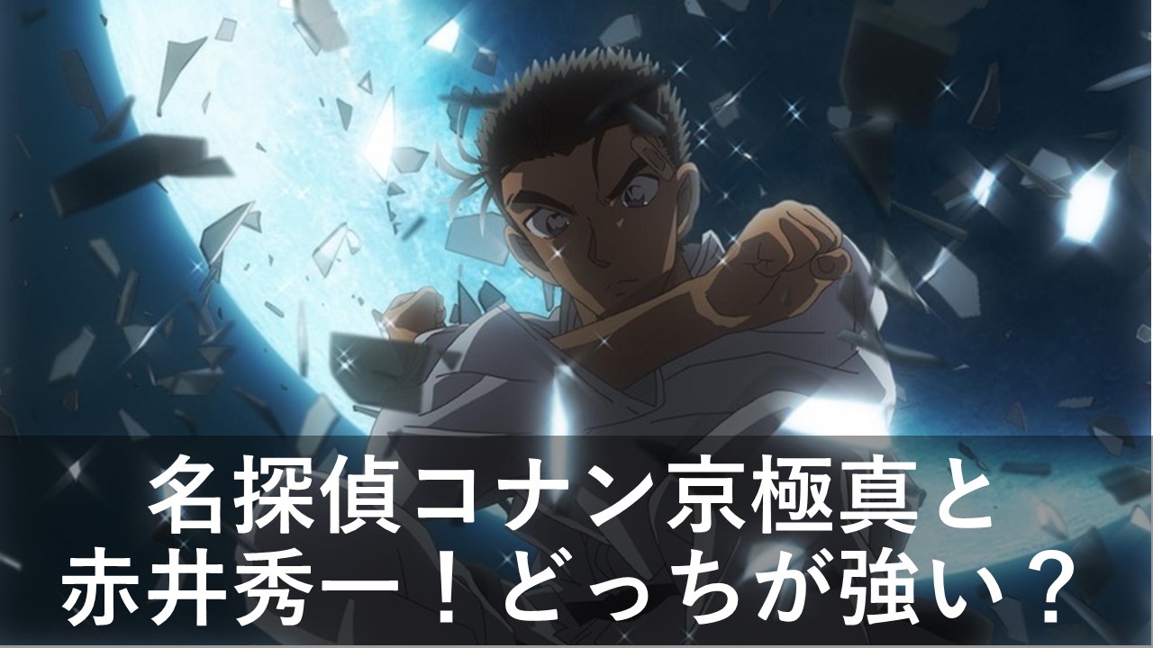 名探偵コナン京極真vs赤井秀一 本気で戦ったらどっちが強い 千客万来ニュース
